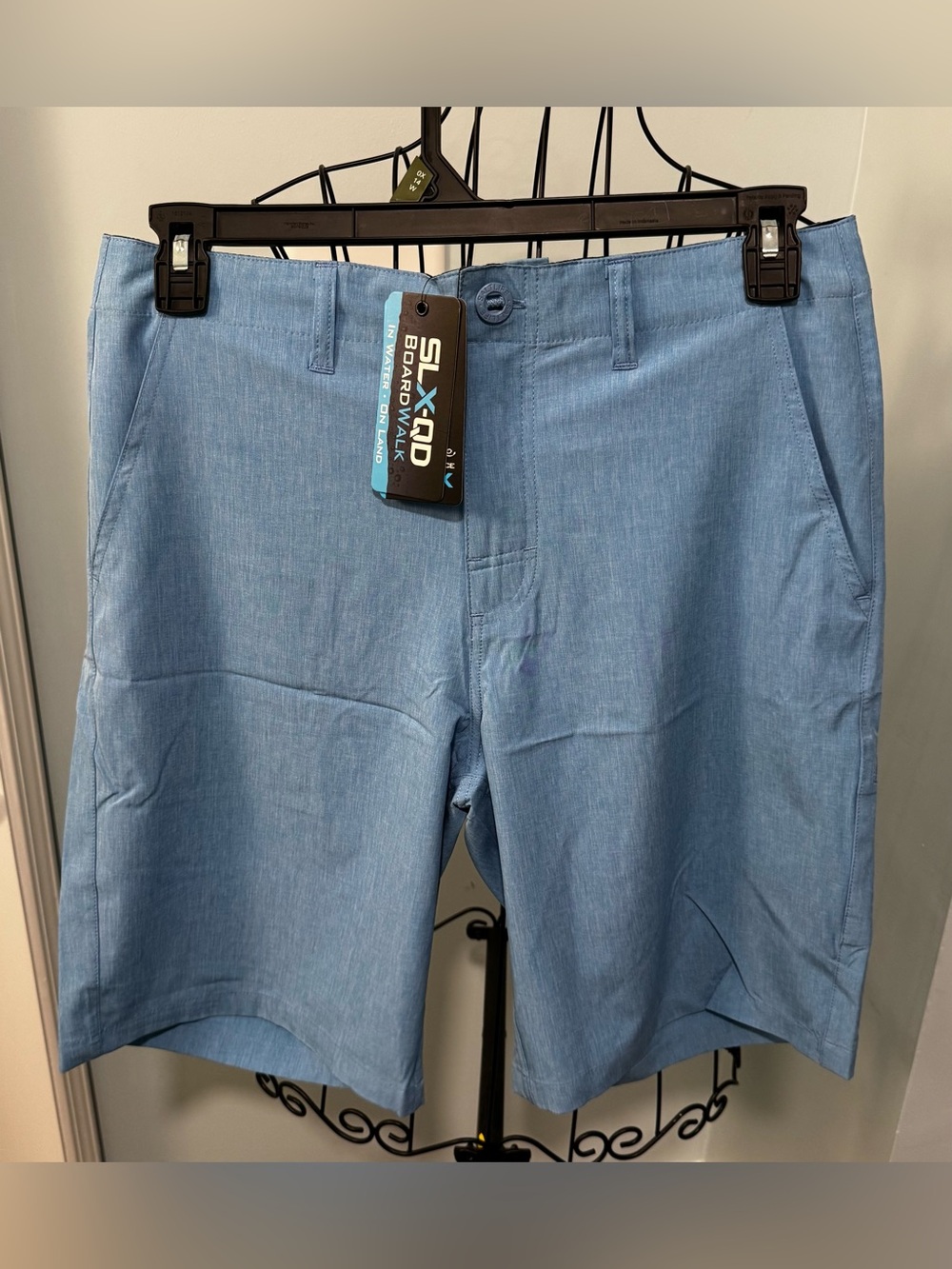 New Salt Life Performance Men’s Blue Hybrid Shorts Sz 32 SLX-QD Boardwalk